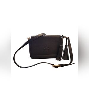 Tory Burch Black Leather Crossbody Bag